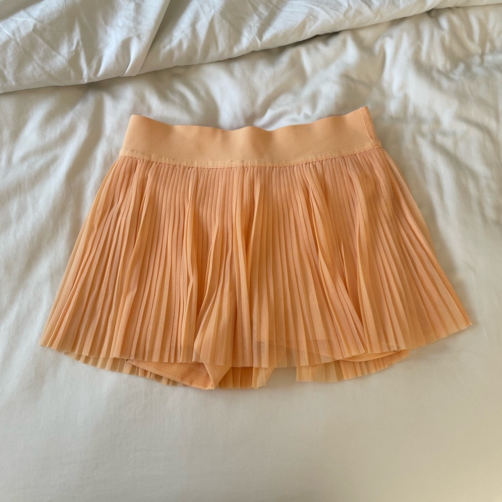 Lululemon Peach Pleated Skirt